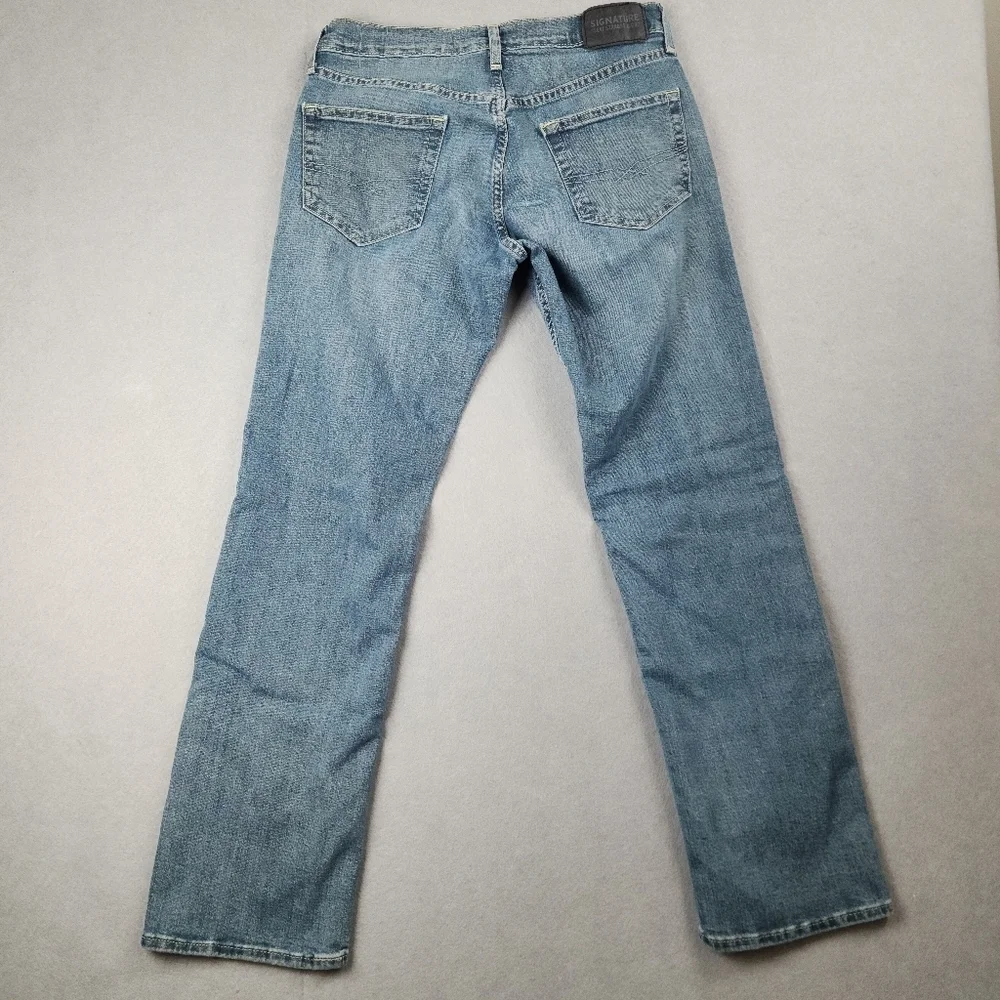 Men’s Levi’s Signature S61 Relaxed Fit Jeans - 30x29.5 Light Fade - Picture 3 of 12